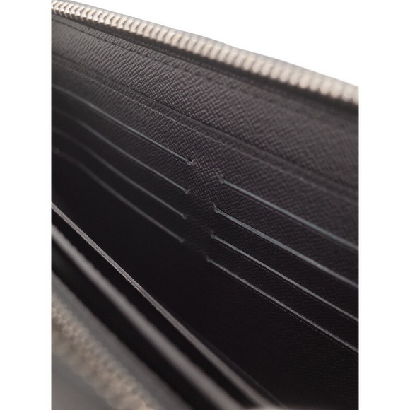 Louis Vuitton Monogram Eclipse Black Zippy Zip Around Long Wallet - Picture 4 of 5